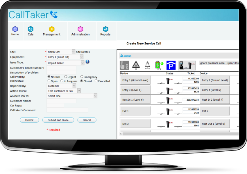 CallTaker Call Logging